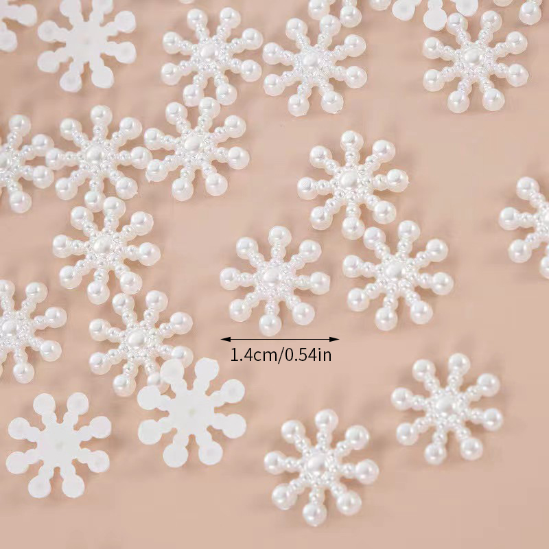 100 Copos de Nieve de Perlas B - Resin Craft Ideas reseña y precio